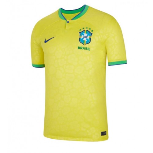 Brazil Replica Home Shirt World Cup 2022 Short Sleeve